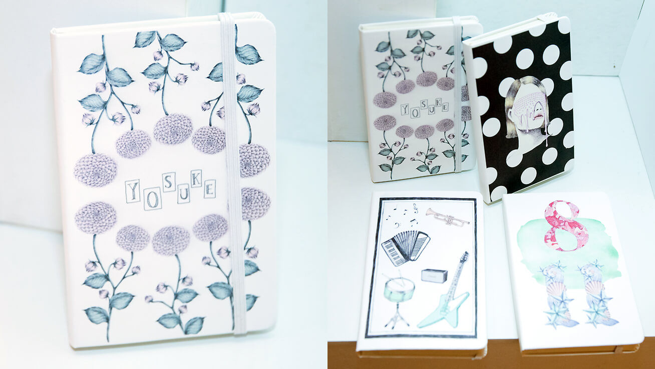 Personalização Moleskine com Roland UV