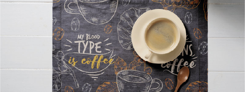 Banner com aplicação sublimática em tecido