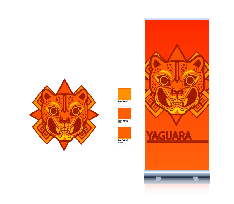Orange Color and Logo Matching