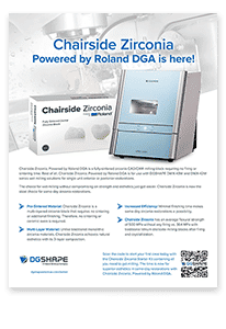 Dental Chairside Zirconia Datasheet