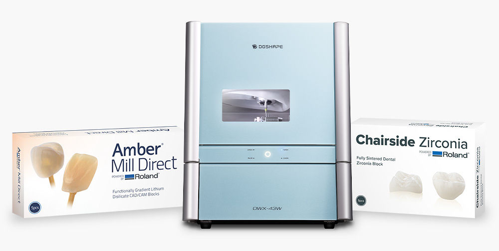 Amber Mill Direct, DGSHAPE DWX-43W, Chairside Zirconia