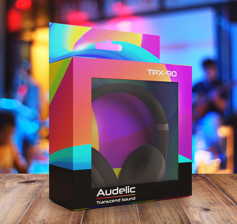 Printed packaging prototypes made with TrueVis LG-640