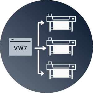 Multi Printer Operation Icon