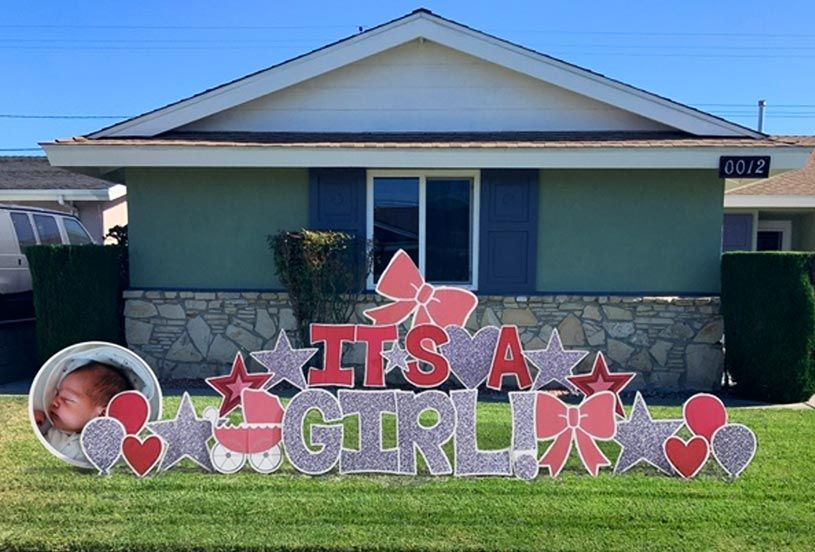 Wedding and Garden Party Event Printing on Outdoor Sign