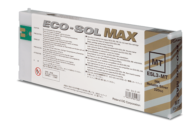 eco-sol max metallic silver cartridge