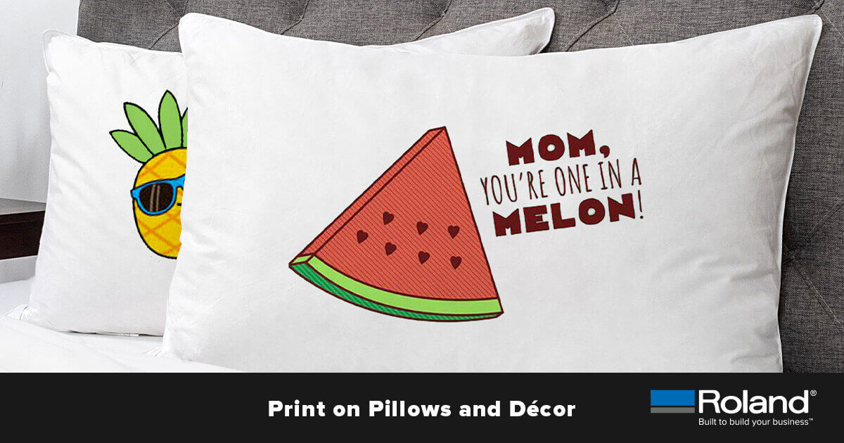 Print on Pillows Cushions and Fabric D cor with Roland DGA s