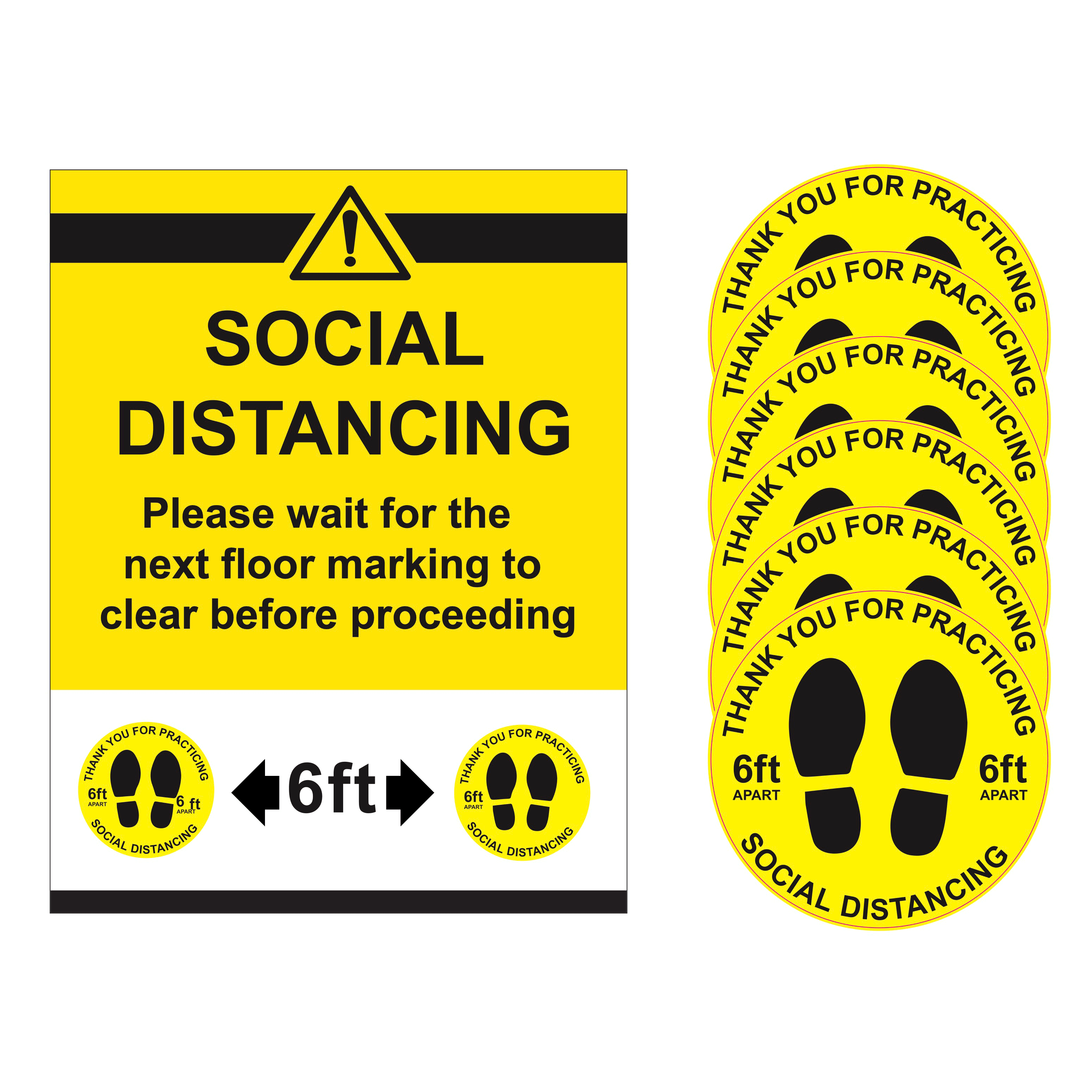 Social Distancing Sign Making Solutions Roland DGA
