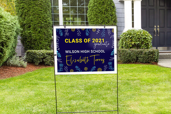 Avance de Impresión sobre Letreros de Jardín