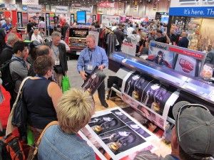 Eric demoing the new XR to the crowd