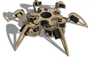 Partes fresadas con MDX y ensambladas crean 'SPKR bot'