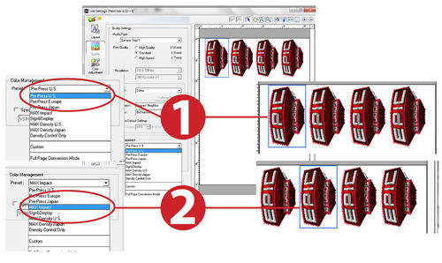 Creación en VersaWorks® de un Archivo Preconfigurado de Comparación de Gestión de Color