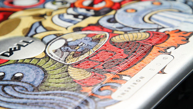 flatbed UV printing laptop