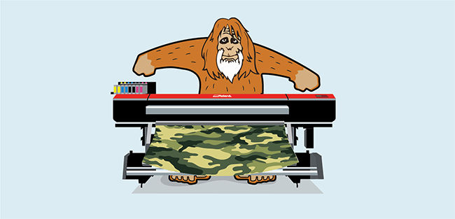 sasquatch vector Roland DGA