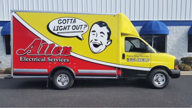 vehicle wrap allen electrical