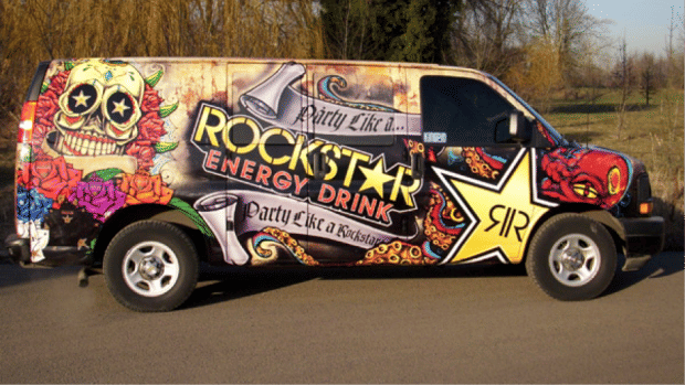 rockstar energy drink wrap design