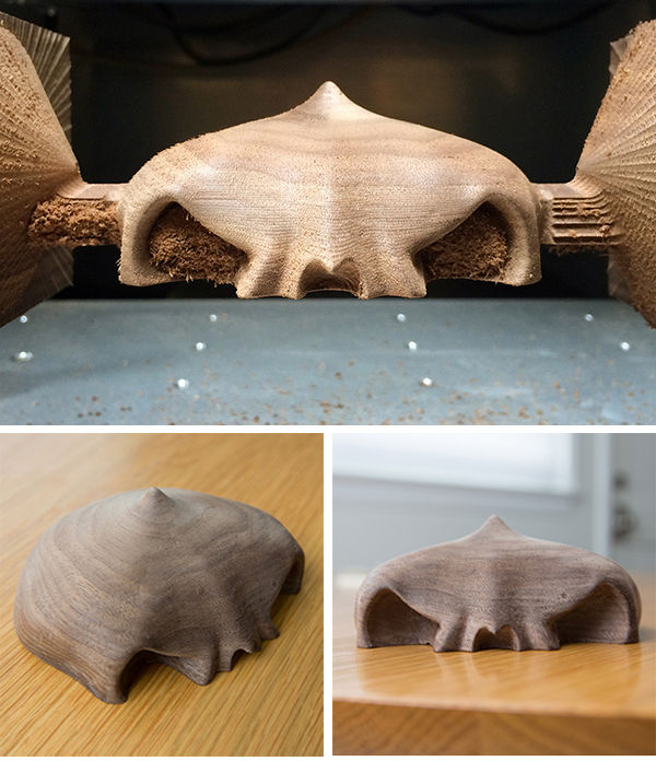 Andrew Bell skull design Roland DG milling