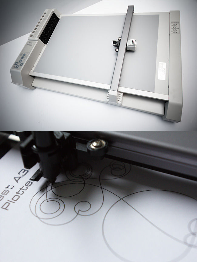 Roland DG plotter in action