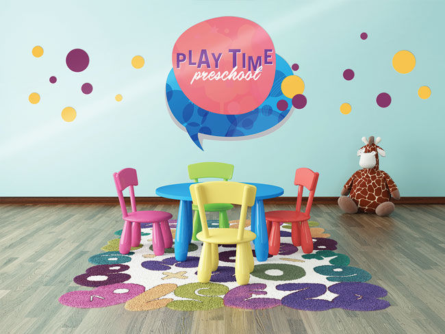 Decoración de Vinilo de Pared para Guardería