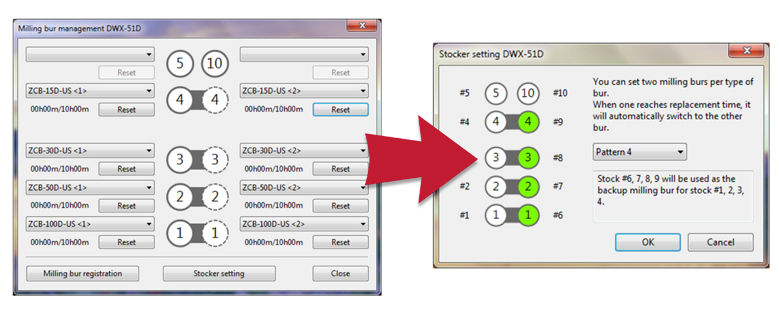 máquina virtual de fresado dental dwx
