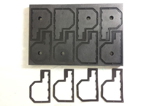 Juntas prototipadas con CNC