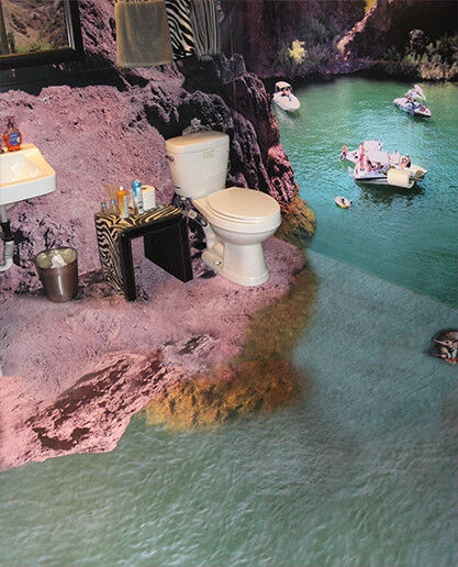 rotulación de baño