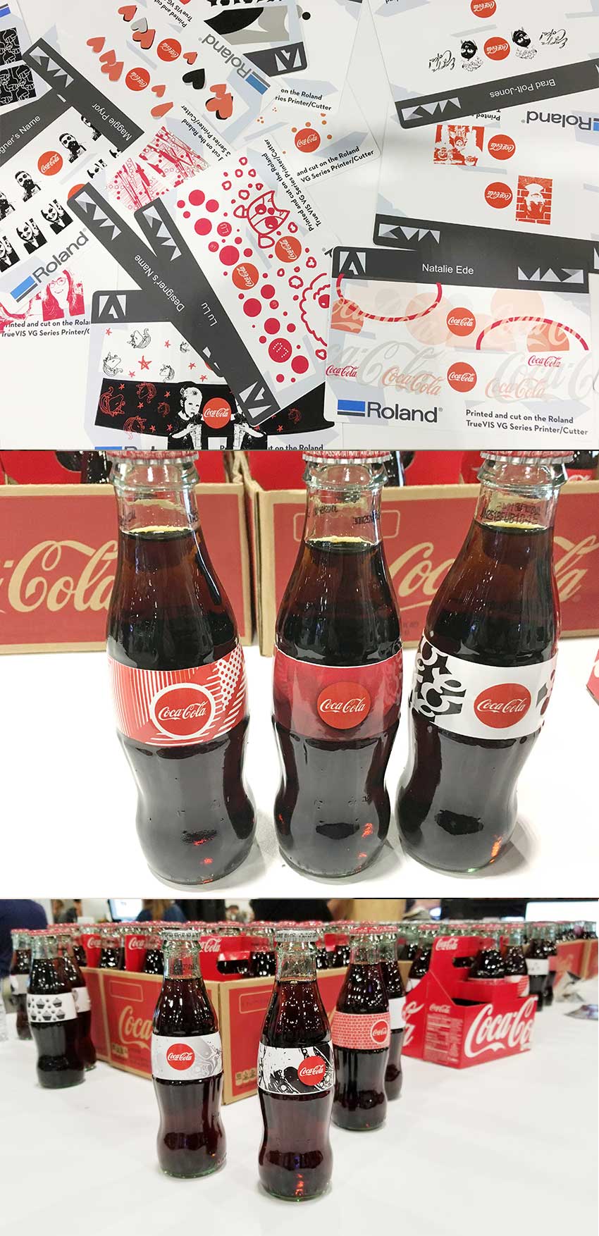 Adobe max with Coca-Cola and Roland DG