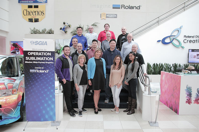 operation sublimation SGIA and Roland DGA