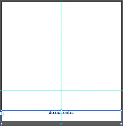 Letrero en Adobe Illustrator 2