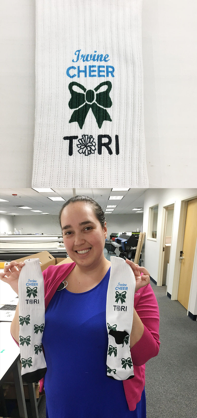 Medias personalizadas "de vuelta a la escuela"