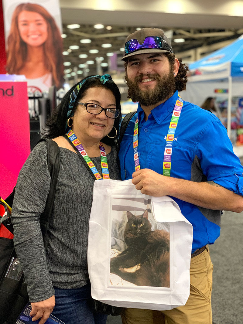 print on tote bags with BT-12 direct to garment