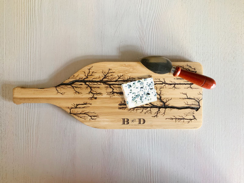 Tabla de madera para cortar en láser