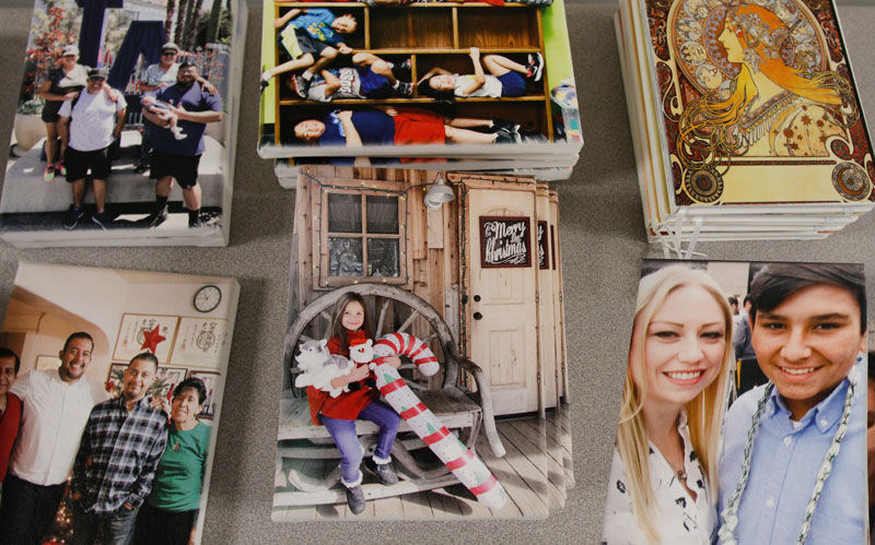 Custom printed photo canvas