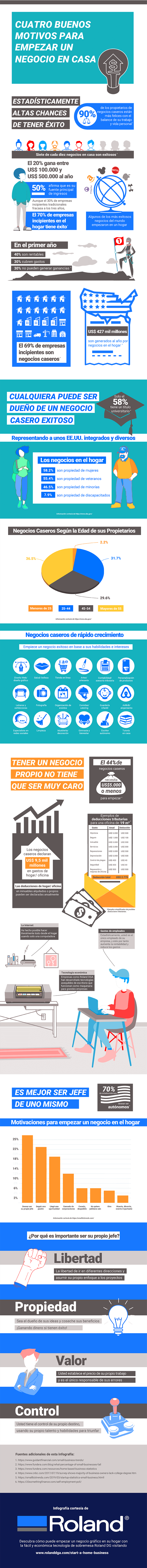 Infografía de Negocios Caseros