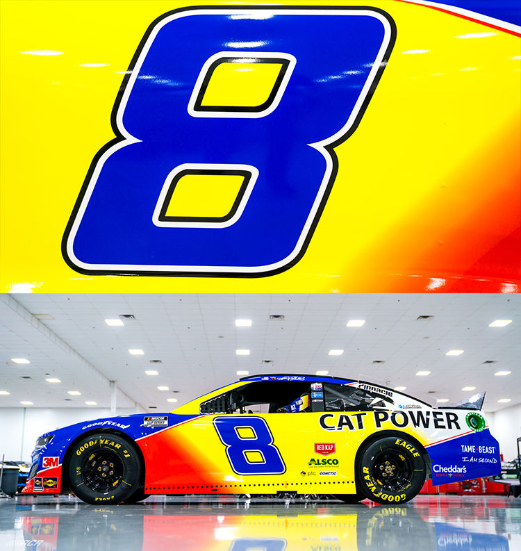 Rotulación retro RCR para NASCAR