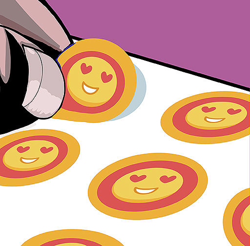kiss cut stickers