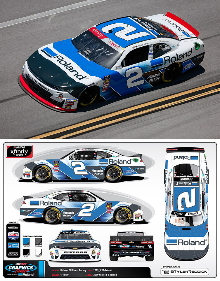 Tyler Reddick Roland DGA NASCAR