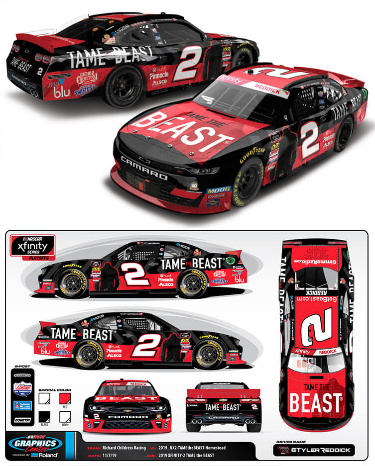 Tyler Reddick Tame the Beast NASCAR