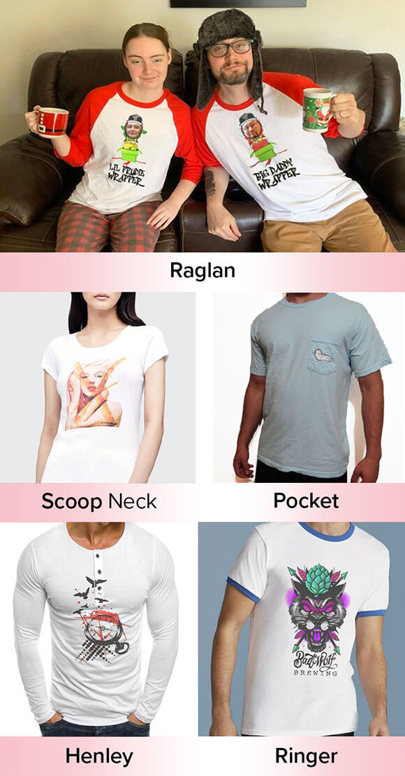 t-shirt styles to personalize