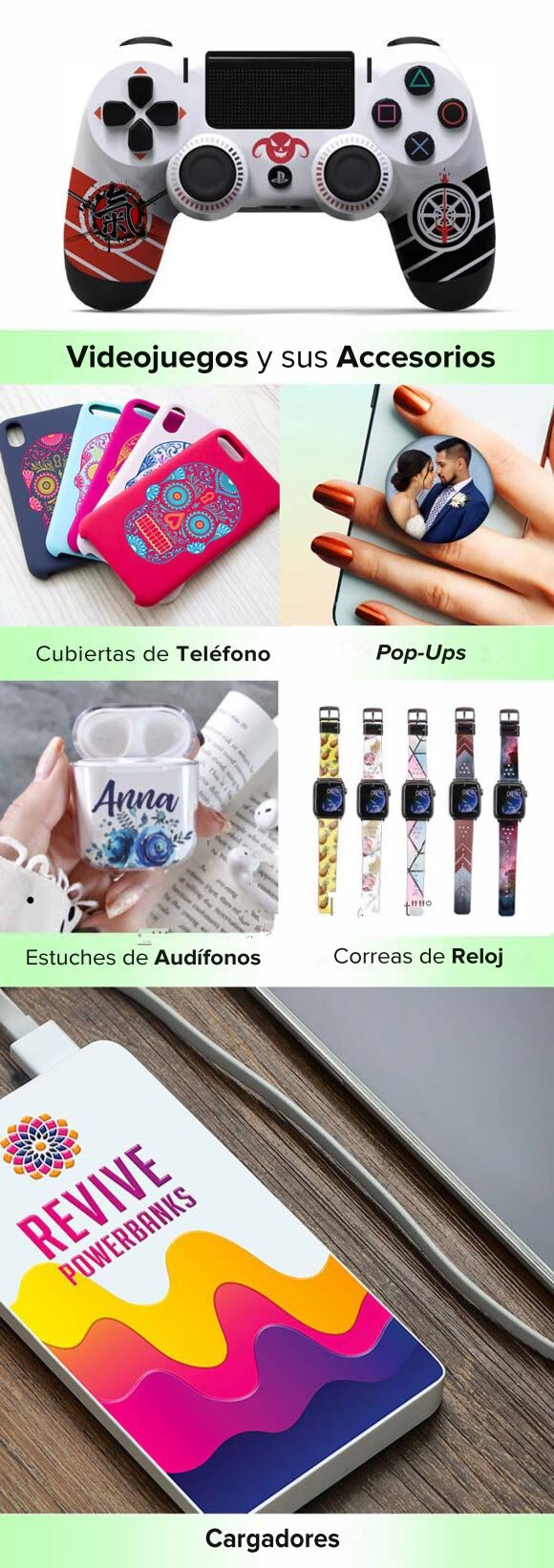 Impresión de accesorios electrónicos personalizados