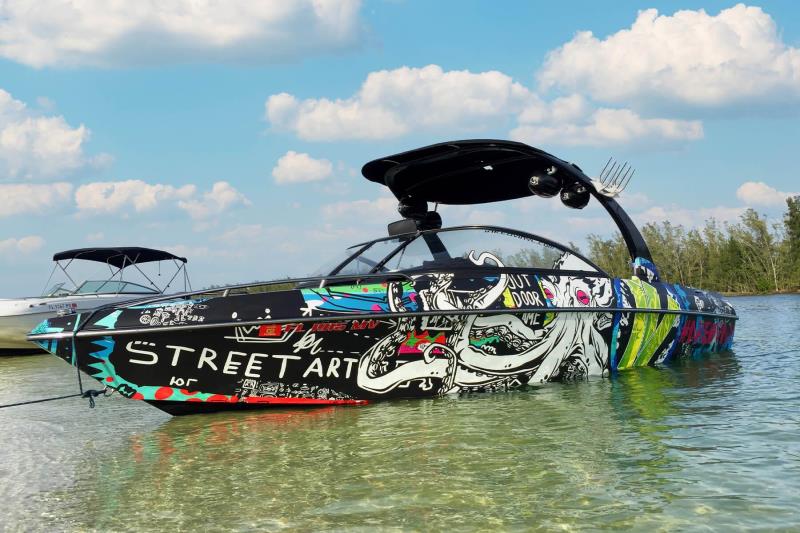 boat vinyl wrap