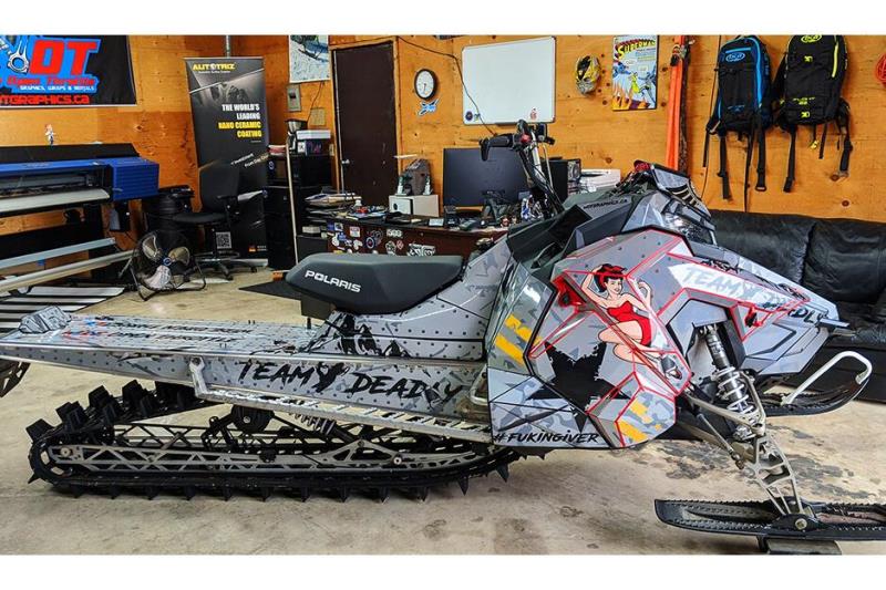 snow bike wrap