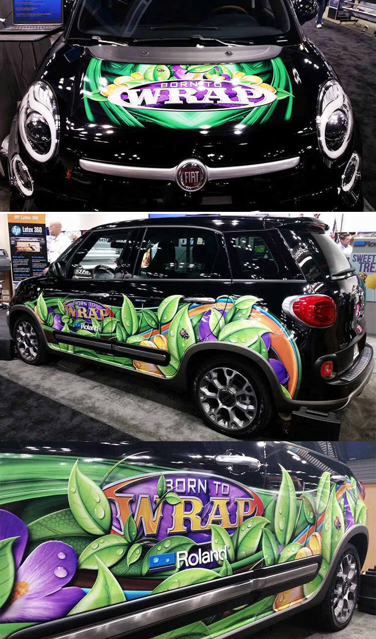 Rotulación de vinilo Fiat 500L