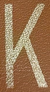 Foil on leather shine