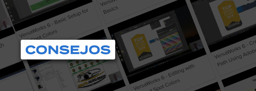 Pancarta de seminarios en línea y videos de soporte a pedido