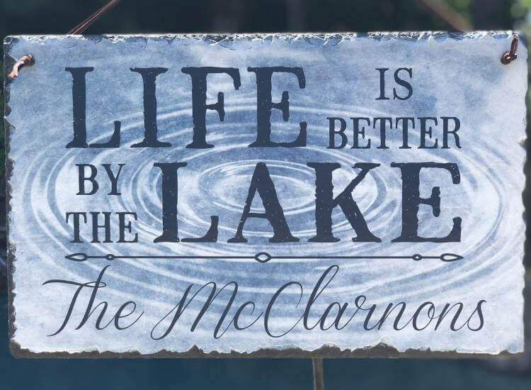 Uv printing on slate signs