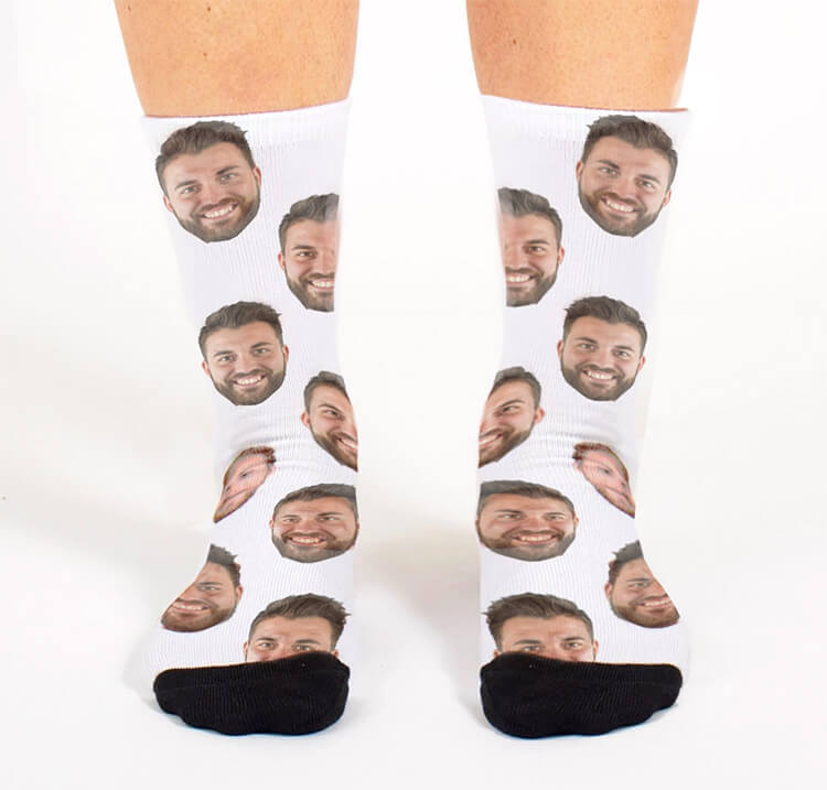 Calcetines personalizados con rostros
