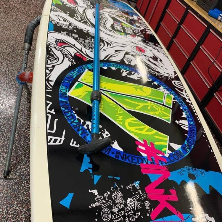 custom paddleboard graphics 