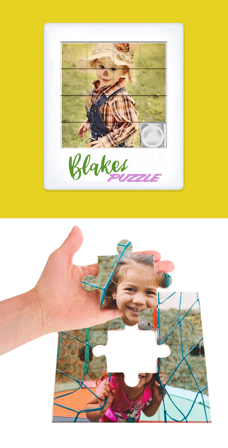 UV plastic puzzle printing 