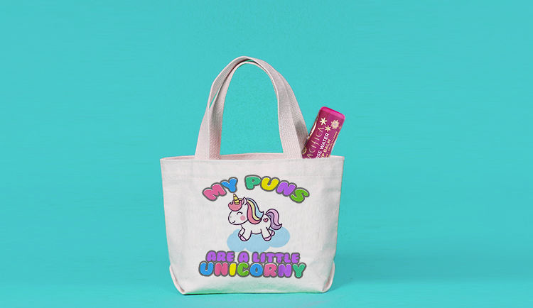 mini tote bag customized