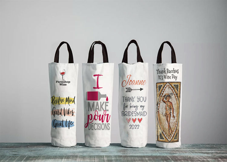 wine gift bags personalized